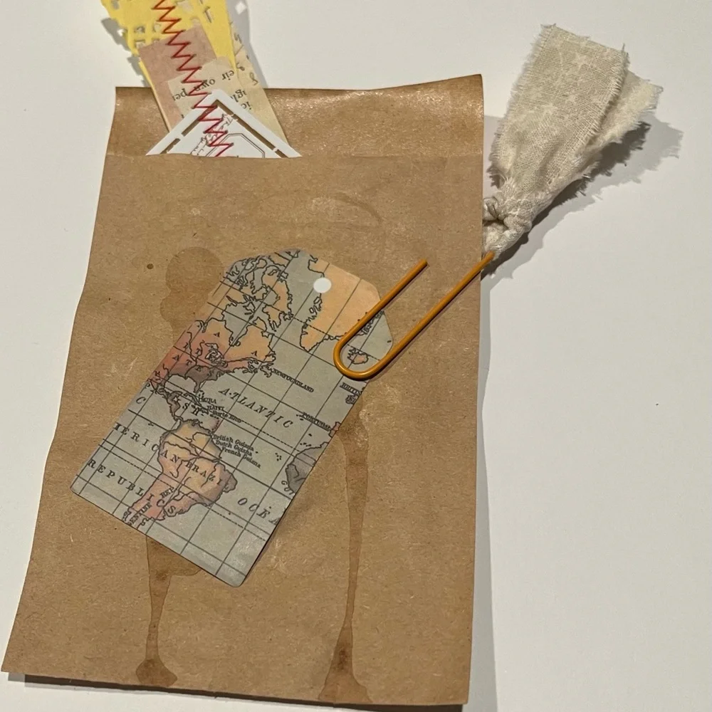 Handmade with Love brown paper